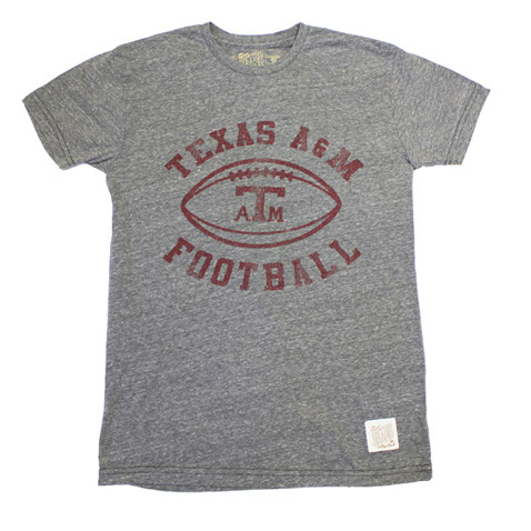 Original Retro Brand College Vault Texas A&M Football T Shirt made in america usa